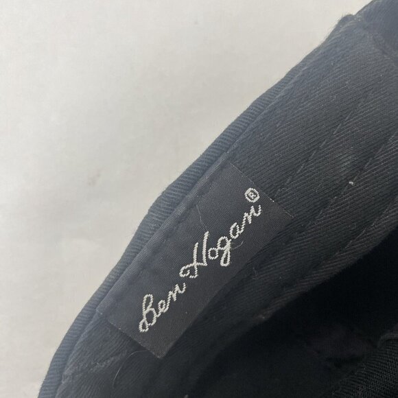 Ben Hogan Golf Hat Men’s Strapback Black Yellow Embroidered Cotton Canvas - Picture 9 of 9